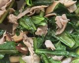椎茸と小松菜のオイスターソース炒め作り方5写真