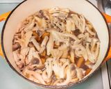 秋の絶品・鶏きのこ汁と蕎麦作り方5写真