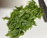 刺身蒟蒻と水菜のヘルシーサラダ作り方3写真