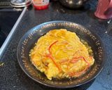 【男料理】子供と食べる簡単とろとろ甘酢餡の天津飯作り方6写真