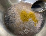 かんたん黒酢の酢豚（タレを余らせない作り方1写真