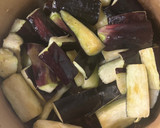 簡単♪とろ〜り茄子と油あげの味噌汁作り方2写真