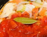 セロリとシーフードのトマト煮作り方4写真