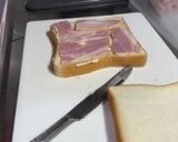 とーちゃんのベーコンチーズホットサンド！作り方1写真