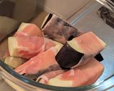 ナスと豚バラのトマト煮込み！作り方2写真