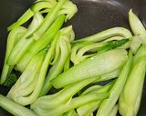 青梗菜🥬のオイスターソース炒め作り方2写真