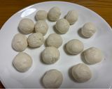 時間がたってもやわらか♪お豆腐のお月見団子作り方3写真