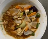簡単中華風味噌パスタ味甘酢酢豚作り方13写真