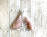 ポリ袋で湯煎『ささみの白だし生姜漬け』作り方2写真