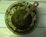 粗みじんパクチージェノベーゼソース作り方4写真