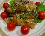 なすの豚肉巻きのネギダレ乗せ〜♪作り方8写真