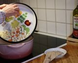 根菜たっぷり 北欧の野菜スープ作り方3写真
