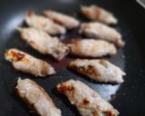 爽やか！みょうがの豚肉巻〜甘辛生姜醤油炒め煮〜作り方3写真