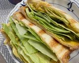【簡単？朝食】卵サラダレタスホットサンド作り方3写真