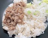 レトルトの肉団子とカット野菜の炒飯⭐︎簡単作り方3写真
