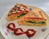 ミルクレープ風！具だくさん卵焼き作り方11写真