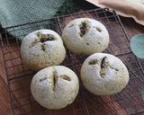 発酵なし抹茶と餡子のふわふわこめココパン作り方10写真