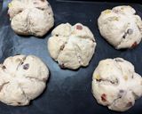 クランベリーとクルミのあま酒のパン作り方8写真