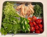 オクラなどの夏野菜の和風ツナサラダ作り方1写真