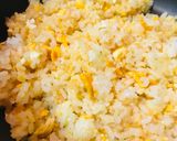 ふりかけ活用●鮭玉子チャーハン作り方1写真