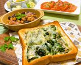 プチヴェールのヘコパンチーズ焼き作り方6写真