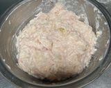鶏つくねふわふわバーグ 豆腐入り作り方1写真