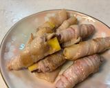 さつまいもの豚肉巻き。作り方4写真