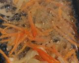 春菊とれんこんの野菜天丼作り方2写真