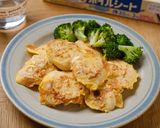 鶏むね×卵で高タンパク！和風ピカタ作り方6写真