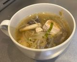 きのこと鶏もも肉の中華スープ作り方7写真