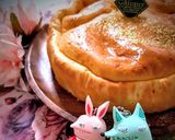いちごジャム入りクランブルチーズケーキ作り方19写真