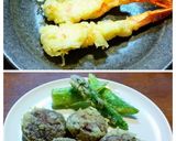 色がきれい　青トロ茄子の天ぷら　下粉に米粉を使用作り方6写真