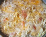 トマトのさっぱり親子丼🍅作り方6写真