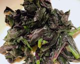 金時草のおかかポン酢作り方3写真