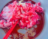 ＊牛肉と新玉葱と大根のすき焼きサラダ＊作り方3写真