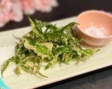 お茶の葉の天ぷら✽生茶葉✽新芽作り方8写真