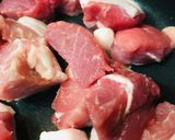 ごろっと豚肉＆玉ネギのおから玉子カレー作り方1写真
