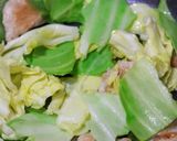 鶏肉とキャベツのマスタードクリームパスタ作り方4写真