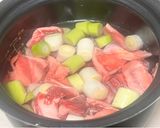 今日の晩御飯♡新玉葱たっぷり牛すじカレー作り方1写真