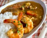 お昼はエビカレー♪作り方8写真