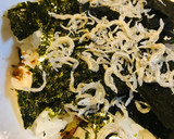 毎日のしろごはん●ふりかけしらすごはん作り方1写真
