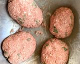 つなぎなしソースなし 肉々香草ハンバーグ作り方9写真