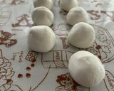米粉と白玉粉 胡麻団子作り方1写真