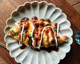 旦那一押し♡お好み焼き風カニかま玉子作り方3写真
