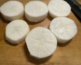 おでん風♡やわらか大根と煮卵のしみしみ煮作り方1写真