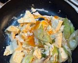簡単ねぎ豆腐たまごどんぶり作り方2写真