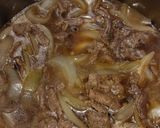 ねぎだく牛丼の具作り方4写真