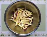 節約簡単夕飯！さつま芋と鶏胸肉の青椒肉絲中華弁当作り方3写真