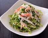 豆苗ときゅうりとカニカマのマヨポン和え作り方5写真