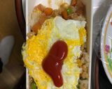 全てレンジ簡単中華風オイオムライス弁当作り方13写真